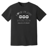 Home Plate Social Club (Baseball) Unisex Heavyweight T-Shirt - Black