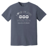 Home Plate Social Club (Baseball) Unisex Heavyweight T-Shirt - Denim