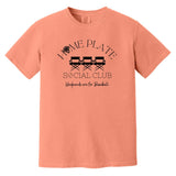 Home Plate Social Club (Baseball) Unisex Heavyweight T-Shirt - Yam