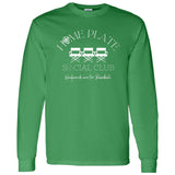 Home Plate Social Club (Baseball) Unisex Long Sleeve T-Shirt - Green