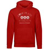 Home Plate Social Club (Baseball) Unisex Premium Hoodie - Red