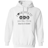 Home Plate Social Club (Baseball) Unisex Pullover Hoodie - White