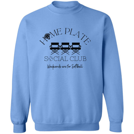 Home Plate Social Club Crewneck Sweatshirt - Robin Blue