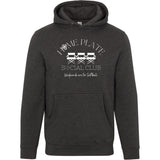 Home Plate Social Club (Softball) Unisex Premium Hoodie - Charcoal Grey