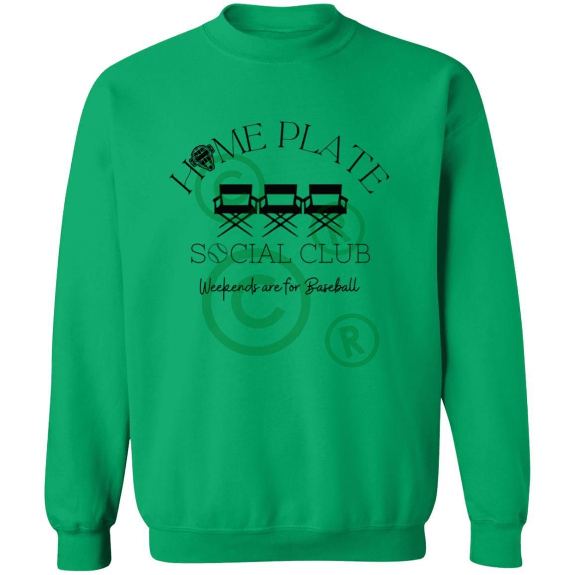 Home Plate Social Club Crewneck Sweatshirt - Green