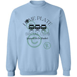 Home Plate Social Club Crewneck Sweatshirt - Light Blue