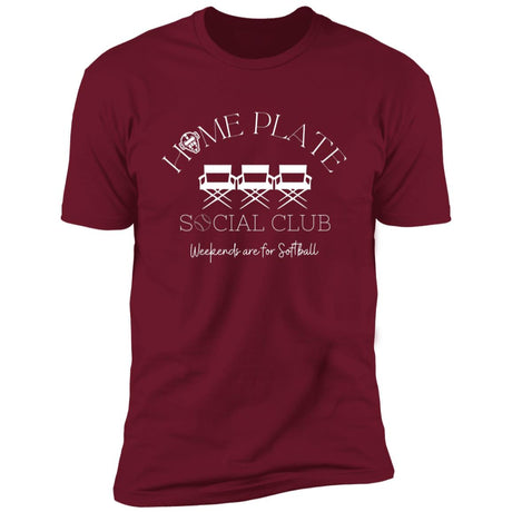 Home Plate Social Club T-Shirt - Maroon