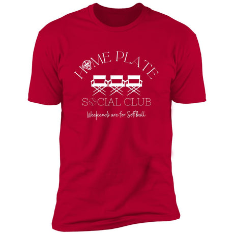 Home Plate Social Club T-Shirt - Red