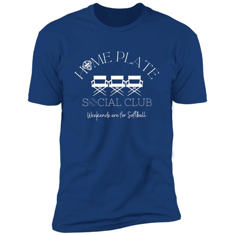Home Plate Social Club T-Shirt - Royal Blue
