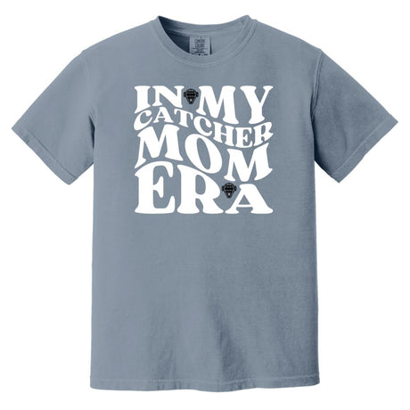 In My Catcher Mom Era Heavyweight T-Shirt - Blue Jean