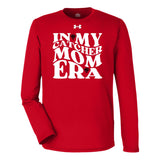 In My Catcher Mom Era Under Armour® Team Tech Long Sleeve T-Shirt - Red