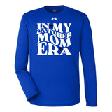 In My Catcher Mom Era Under Armour® Team Tech Long Sleeve T-Shirt - Royal