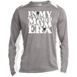 In My Catcher Mom Era Unisex Colorblock Performance Long Sleeve T-Shirt - Vintage Heather/White