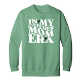 In My Catcher Mom Era Unisex Crewneck Sweatshirt - Light Green