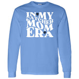 In My Catcher Mom Era Unisex Long Sleeve T-Shirt - Carolina Blue