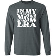 In My Catcher Mom Era Unisex Long Sleeve T-Shirt - Dark Heather