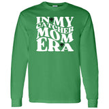 In My Catcher Mom Era Unisex Long Sleeve T-Shirt - Green