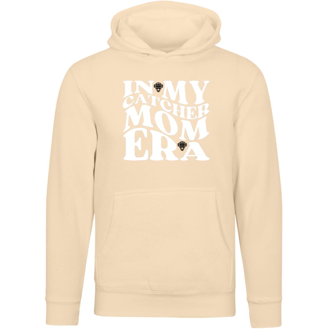 In My Catcher Mom Era Unisex Premium Hoodie - Sandshell