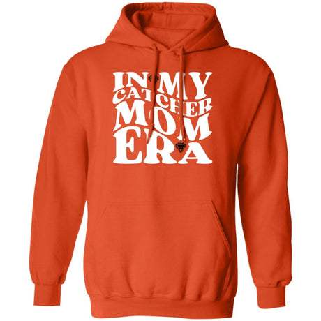 In My Catcher Mom Era Unisex Pullover Hoodie - Orange