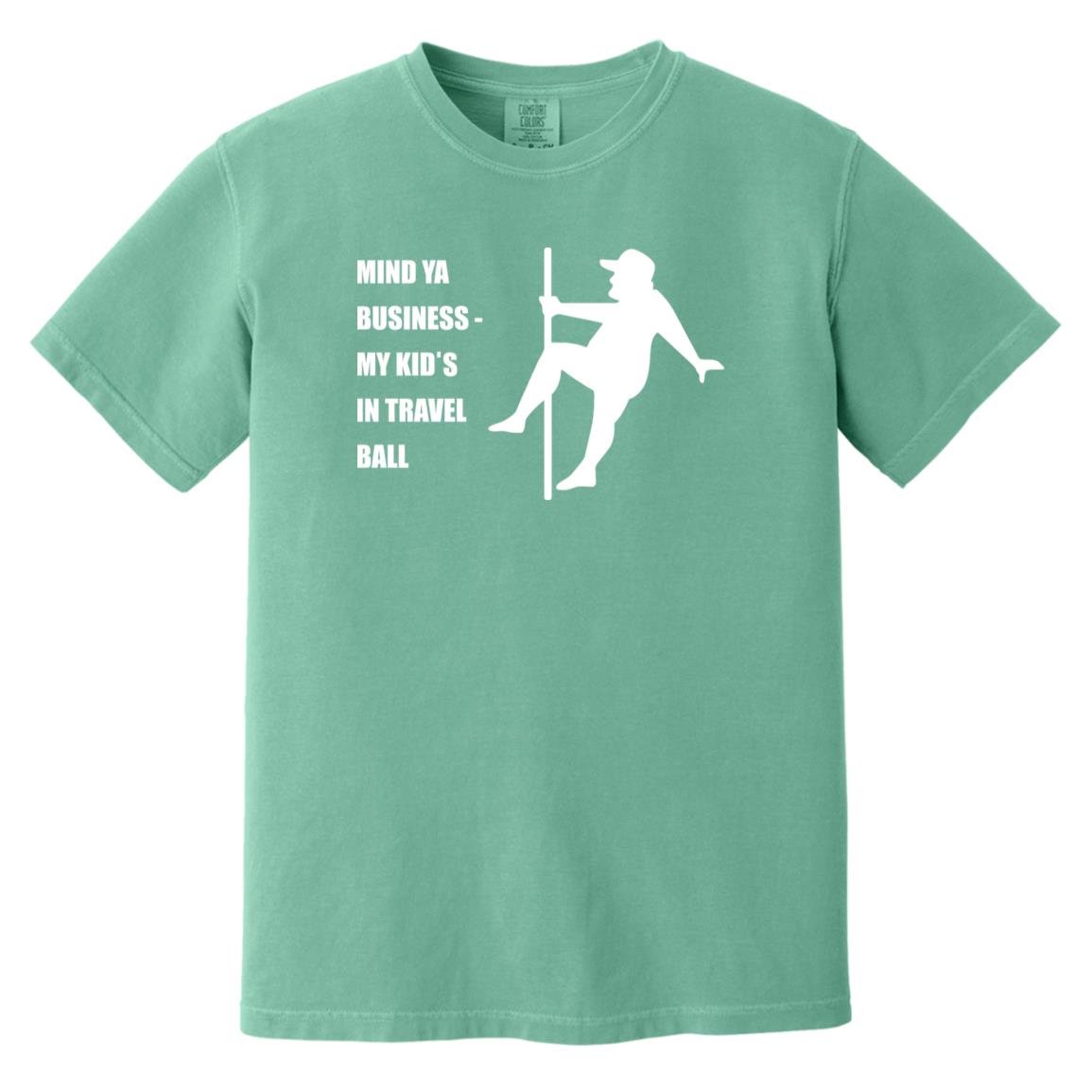 Mind Ya Business Unisex Heavyweight T-Shirt - Seafoam