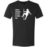 Mind Ya Business Men's Triblend T-Shirt - Black