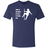 Mind Ya Business Men's Triblend T-Shirt - Navy