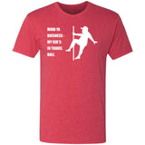 Mind Ya Business Men's Triblend T-Shirt - Red