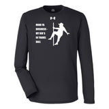 Mind Ya Business Under Armour® Team Tech Long Sleeve T-Shirt - Black