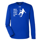 Mind Ya Business Under Armour® Team Tech Long Sleeve T-Shirt - Royal