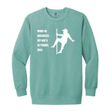 Mind Ya Business Unisex Crewneck Sweatshirt - Seafoam