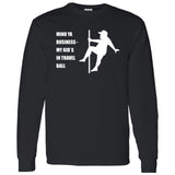 Mind Ya Business Unisex Long Sleeve T-Shirt - Black