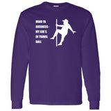 Mind Ya Business Unisex Long Sleeve T-Shirt - Purple