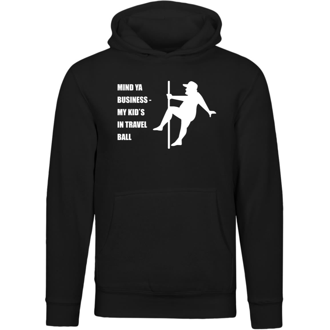 Mind Ya Business Unisex Premium Hoodie - Black