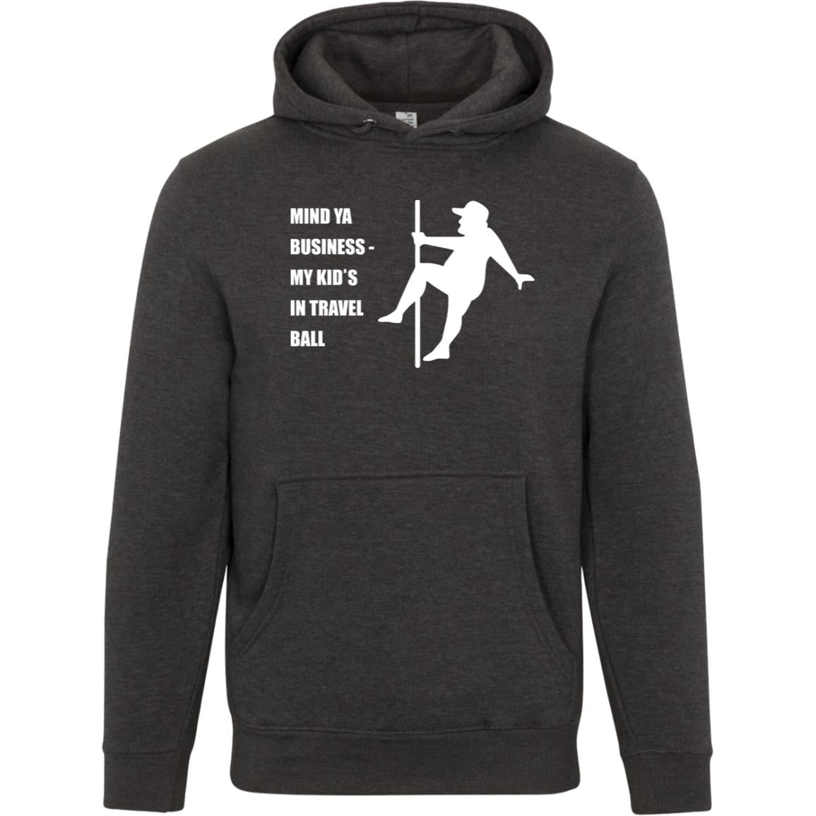 Mind Ya Business Unisex Premium Hoodie - Charcoal Grey