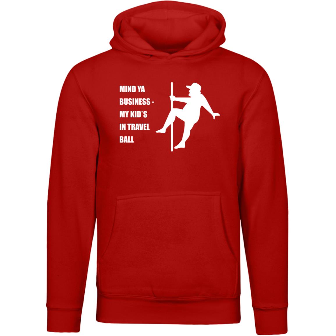 Mind Ya Business Unisex Premium Hoodie - Red