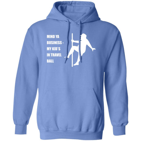 Mind Ya Business Unisex Pullover Hoodie - Carolina Blue