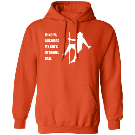 Mind Ya Business Unisex Pullover Hoodie - Orange