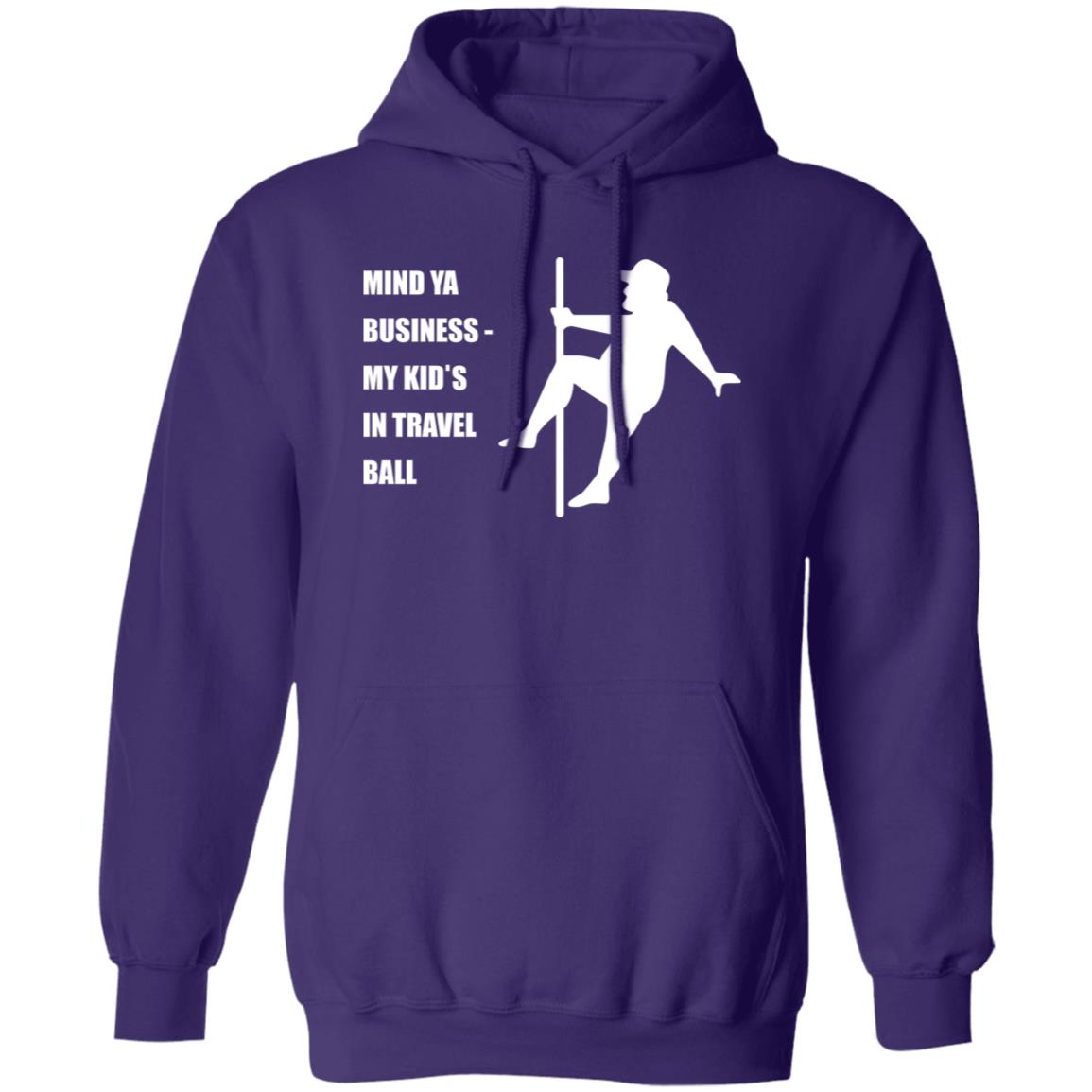 Mind Ya Business Unisex Pullover Hoodie - Purple