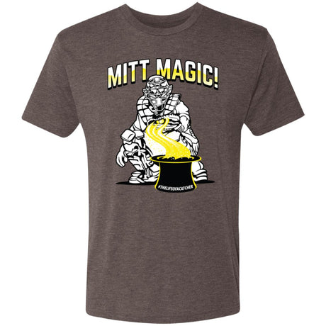 Mitt Magic Men's Triblend T-Shirt - Chocolate