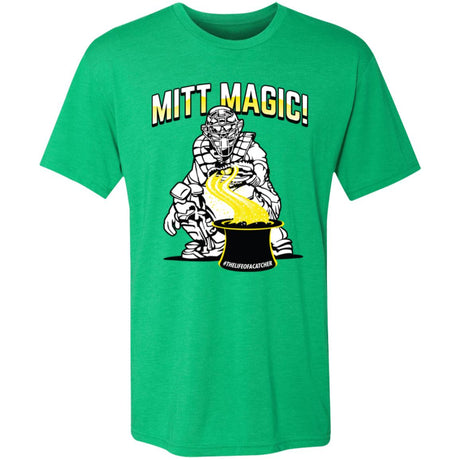Mitt Magic Men's Triblend T-Shirt - Green