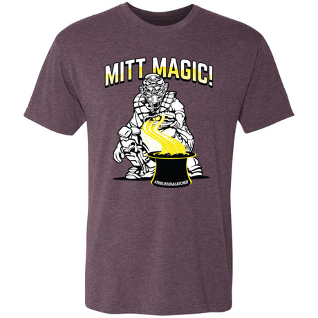 Mitt Magic Men's Triblend T-Shirt - Purple