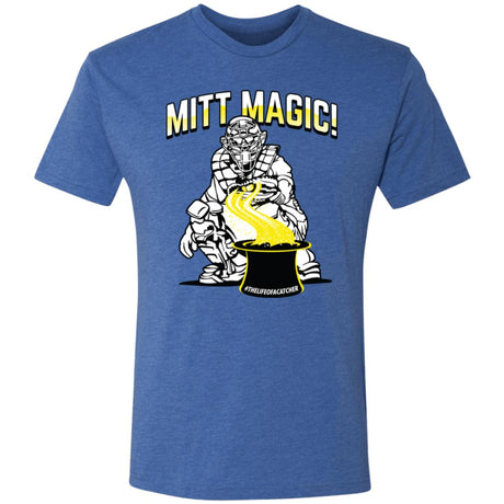 Mitt Magic Men's Triblend T-Shirt - Royal