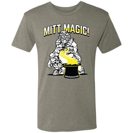Mitt Magic Men's Triblend T-Shirt - Venetian Grey