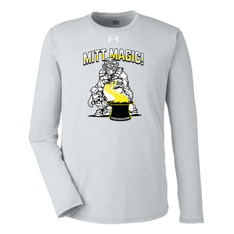 Mitt Magic Under Armour® Team Tech Long Sleeve T-Shirt - Grey