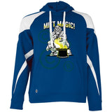 Mitt Magic Unisex Colorblock Fleece Hoodie - Royal