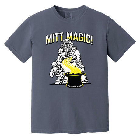 Mitt Magic Unisex Heavyweight T-Shirt - Denim