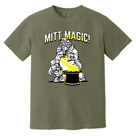 Mitt Magic Unisex Heavyweight T-Shirt - Moss
