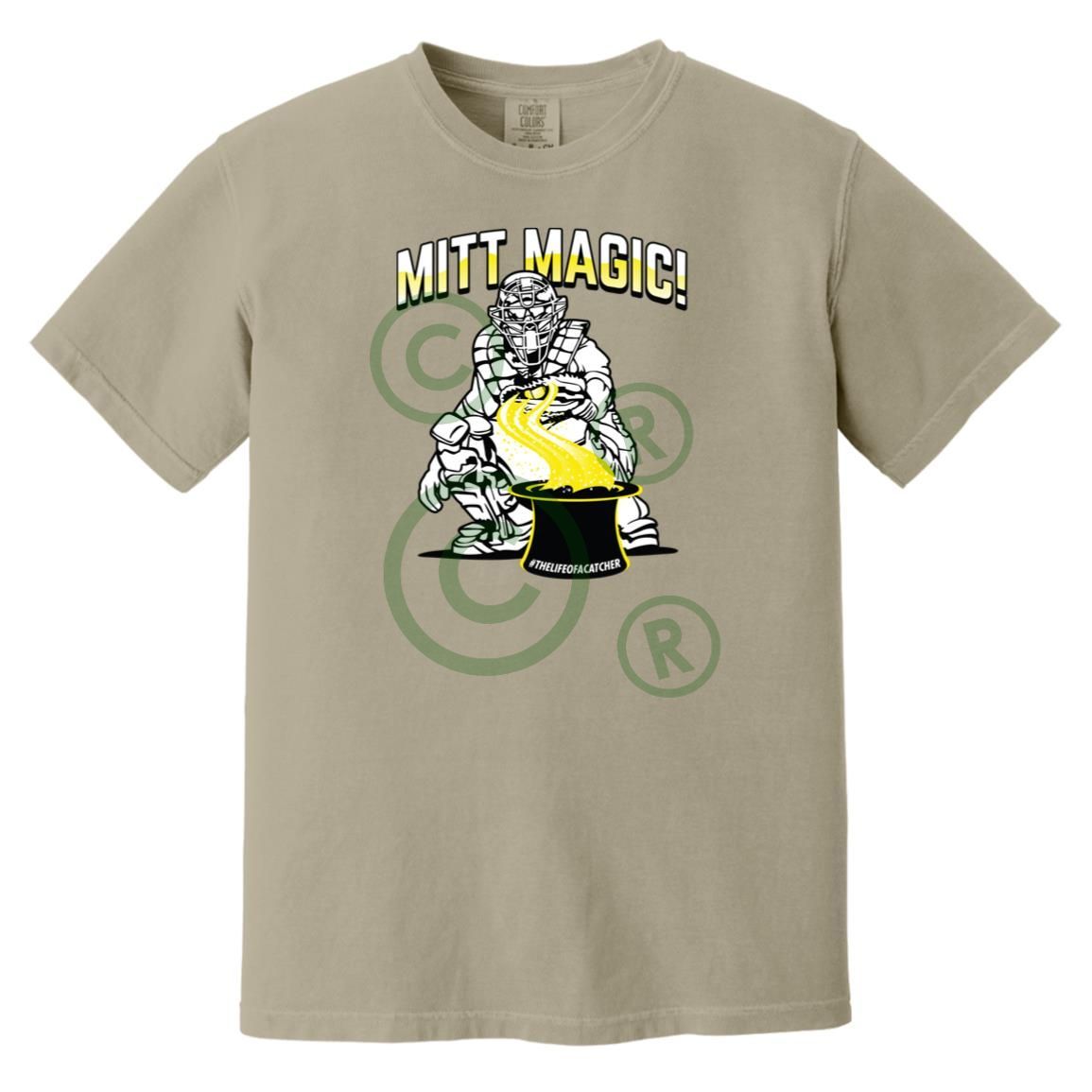 Mitt Magic Unisex Heavyweight T-Shirt  - Sandstone