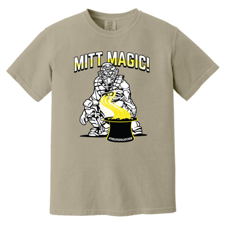 Mitt Magic Unisex Heavyweight T-Shirt - Sandstone