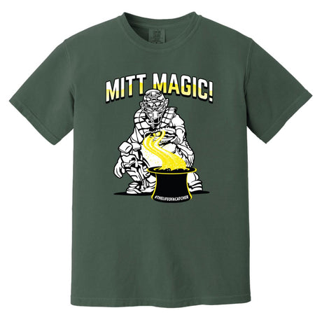 Mitt Magic Unisex Heavyweight T-Shirt - Spruce